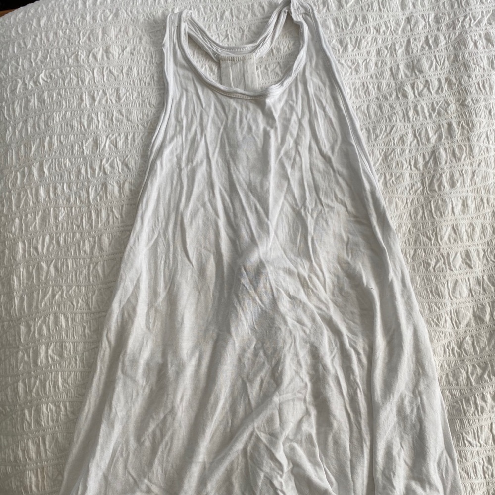 American Eagle white tank top with beaded back